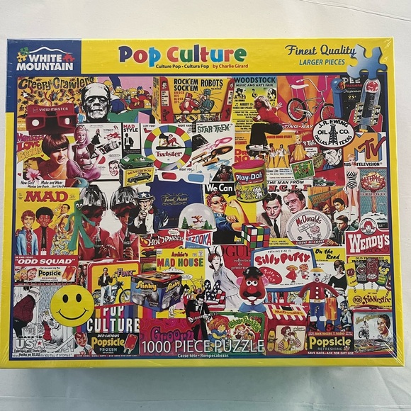 White Mountain Other - White Mountain Pop Culture 1000 Piece USA 24 x 30 Puzzle